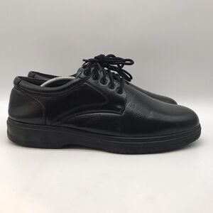 DS Work Service Shoes Men's 12W Black Lace Up Low Top Slip & Oil Resistant Derby